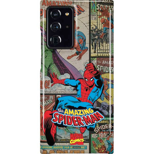 Marvel Classic Comics Amazing Spider-Man Collage  Galaxy Cases